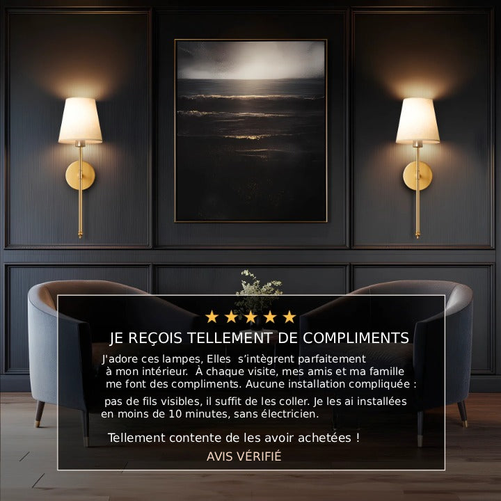 Lampe Murale Sans Fil (pack de 2)