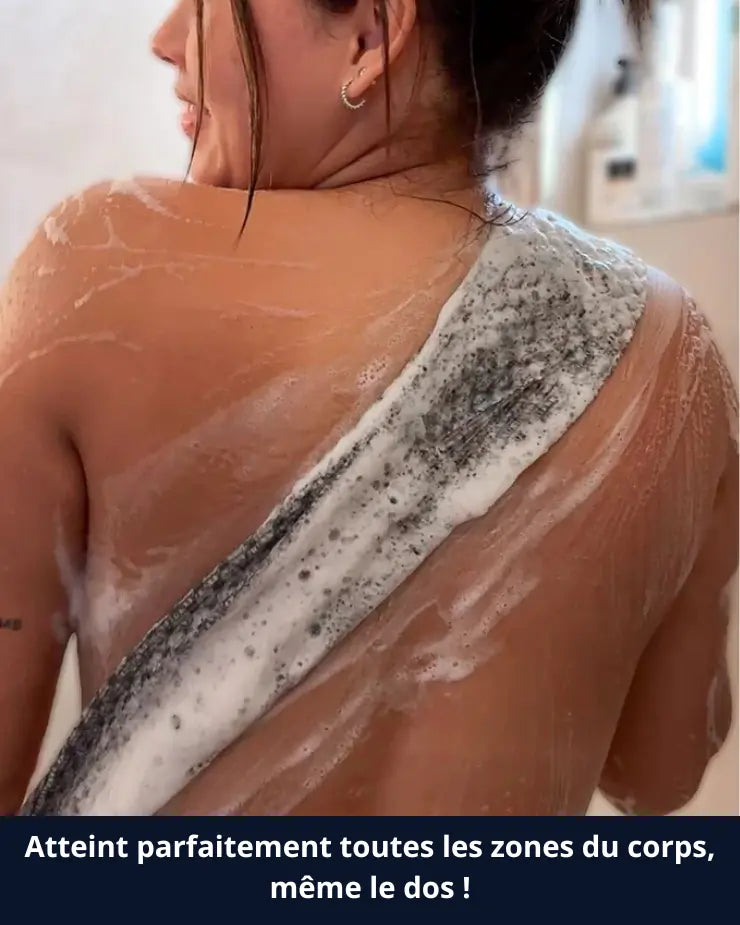 Serviette de douche exfoliante Auroven